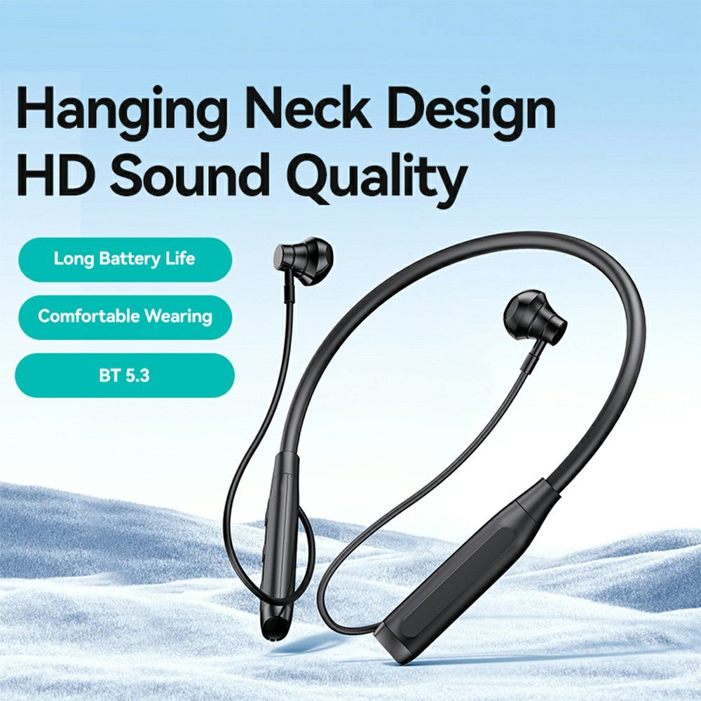 USAMS YQ24 Neckband Bluetooth Earphones (BHUYQ01) — BT 5.3, Magnetic, 20 H Playback