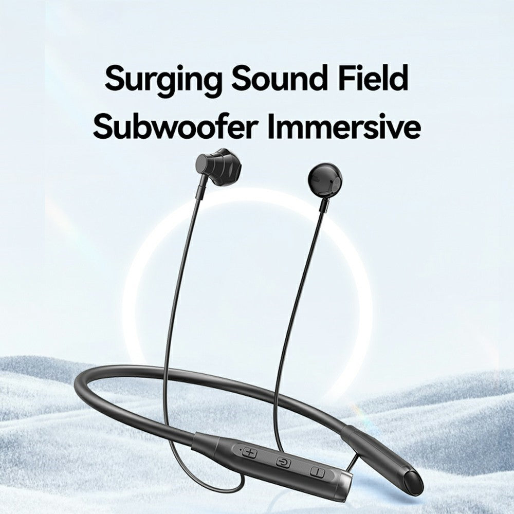 USAMS YQ24 Neckband Bluetooth Earphones (BHUYQ01) — BT 5.3, Magnetic, 20 H Playback