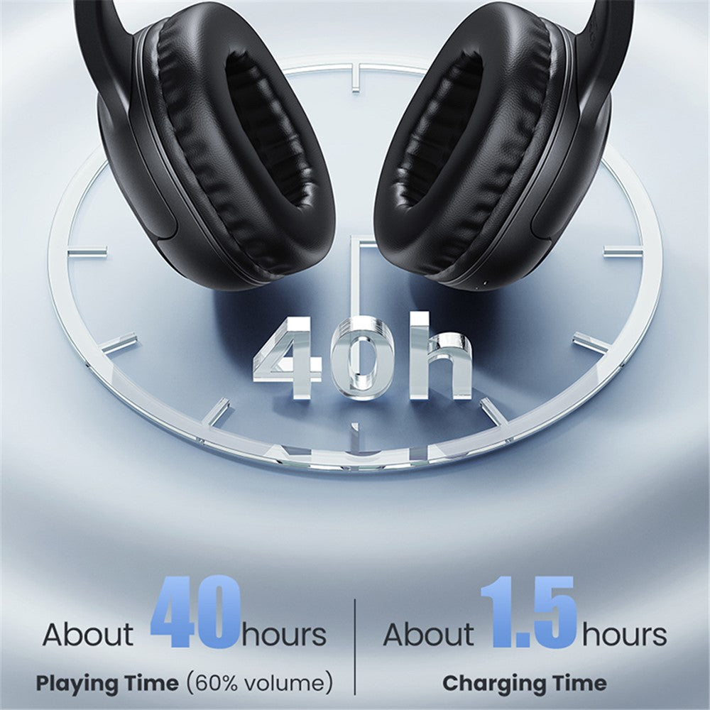 USAMS YG23 Yun Series Wireless Headphones – Bluetooth 5.3, 40 Hours Playback, Foldable Over-Ear Design (TDLYEJYX01)