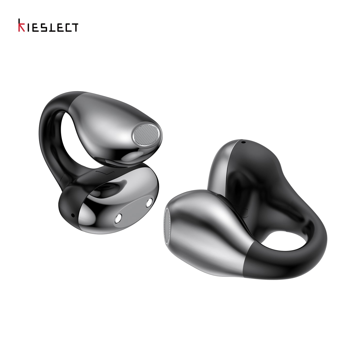 Kieslect Earbuds Open – Excellent 3D Surround Sound, AI Translation (Google & Microsoft), ChatGPT Support, 6H Playtime + 30H Case, Fast Charging <1h, Ultra-Lightweight